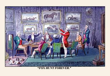 A Toast to Fox Hunting 20x30 poster