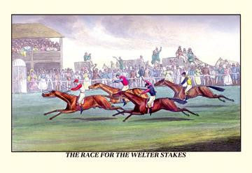 The Race for the Welter Stakes 20x30 poster