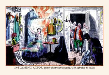 The Flaming Actor 20x30 poster