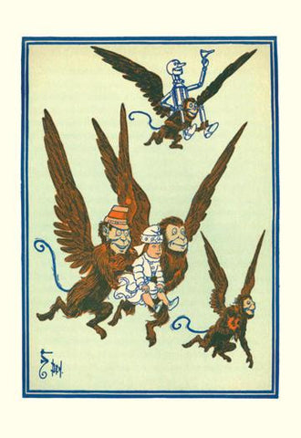 Monkeys Flew Away with Dorothy 20x30 poster