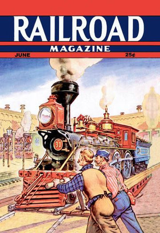 Railroad Magazine: Working on the Railroad, 1943 20x30 poster