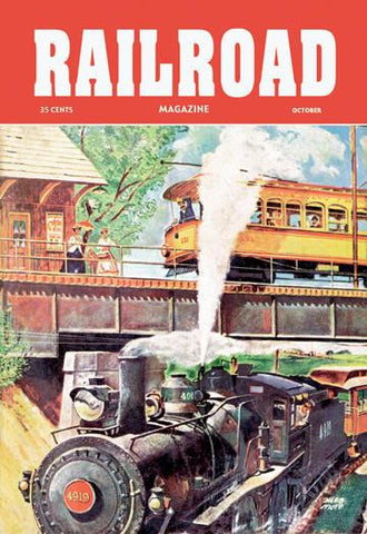 Railroad Magazine: Traveling, 1950 20x30 poster