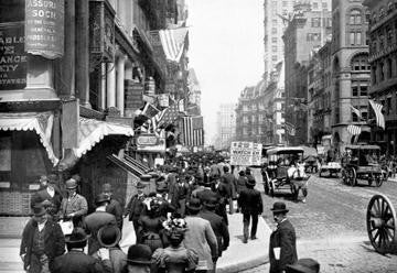 View of Broadway, North of Cedar Street, New York City 20x30 poster