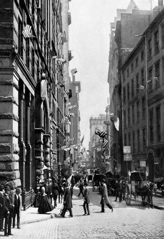 Wall Street, New York City 20x30 poster