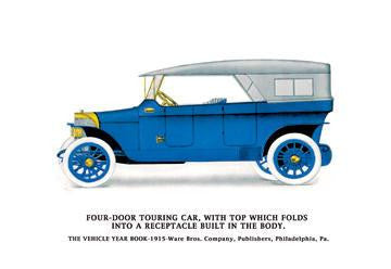 Four-Door Touring Car 20x30 poster