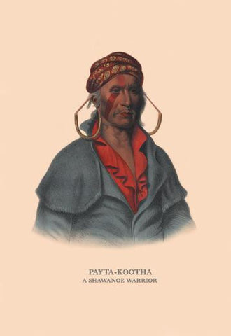 Payta-Kootha (A Shawanoe Warrior) 20x30 poster