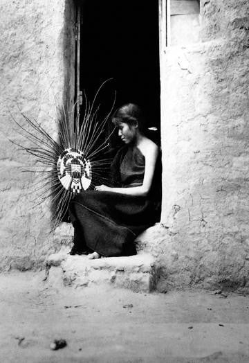 Hopi Basket Weaver 20x30 poster