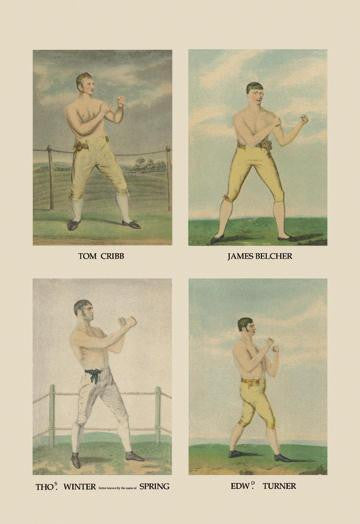 Punching Quartet 20x30 poster