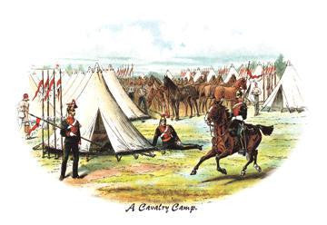 A Cavalry Camp 20x30 poster