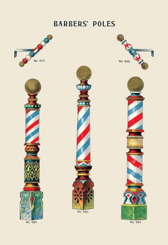 Barbers&#39; Poles 20x30 poster