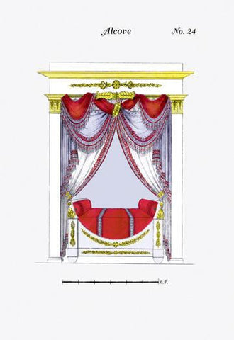 French Empire Alcove Bed No. 24 20x30 poster