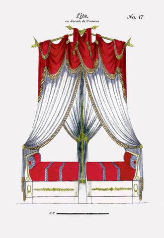 French Empire Bed No. 17 20x30 poster