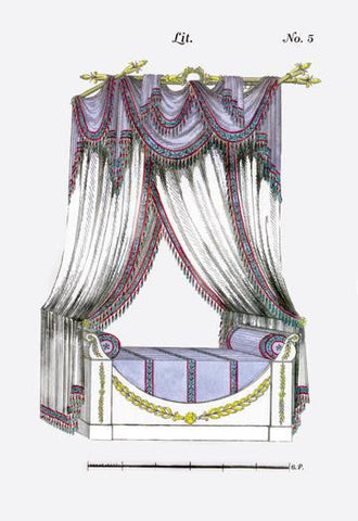 French Empire Bed No. 5 20x30 poster