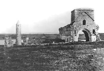 Ruins on Devenish Island 20x30 poster