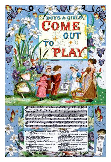 Boys & Girls Come Out to Play 20x30 poster