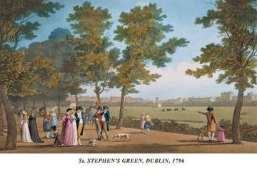 St. Stephen&#39;s Green, Dublin, 1796 20x30 poster