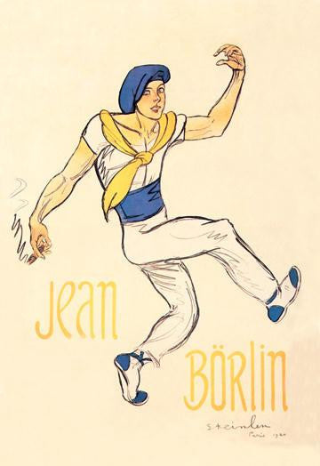 Jean Borlin 20x30 poster