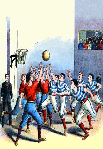 Victorian Basketball 20x30 poster