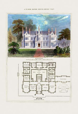 A Tudor Manor House, Henry VIII #2 20x30 poster