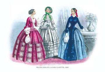 Frank Leslie&#39;s Ladies&#39; Gazette, 1854 #1 20x30 poster