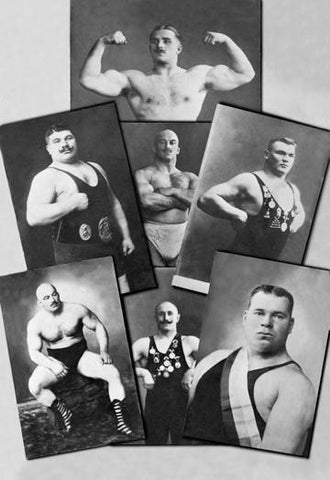 Seven Bodybuilding Champions 20x30 poster