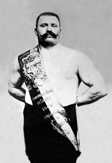 Bodybuilder Wearing Bandolier of Victory 20x30 poster