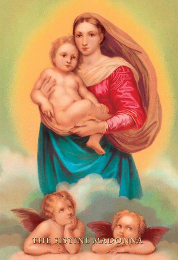 The Sistine Madonna 20x30 poster