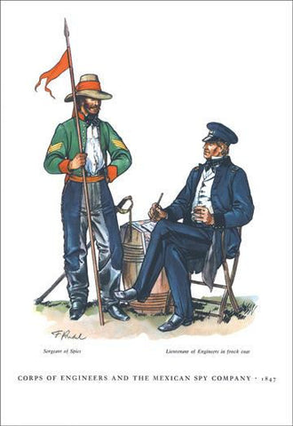Corps of Engineers and the Mexican Spy Company, 1847 20x30 poster