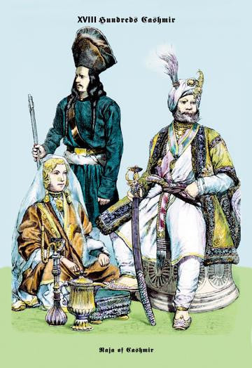 Raja of Cashmir, 19th Century 20x30 poster