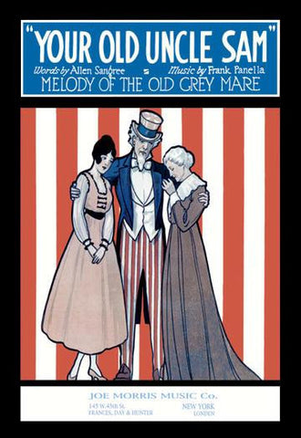 Your Old Uncle Sam - Melody of the Old Grey Mare 20x30 poster