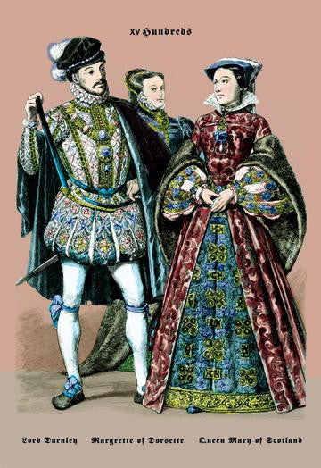 Lord Darnley, Margarette of Dorsette, and Mary Queen of Scotland, 16th Century 20x30 poster