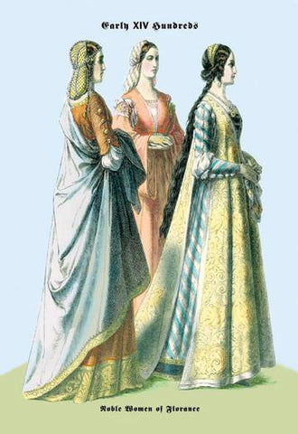 Noblewomen of Florence, 15th Century 20x30 poster