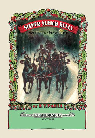 Silver Sleigh Bells 20x30 poster