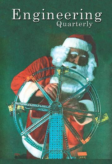 Santa on the Job 20x30 poster