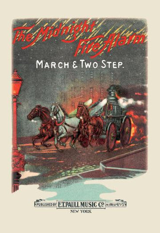 The Midnight Fire Alarm: March and Two-Step 20x30 poster