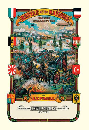 Battle of the Nations: March Descriptive 20x30 poster