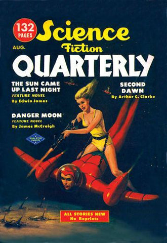 Science Fiction Quarterly: Attack from Atop Rocket Man 20x30 poster