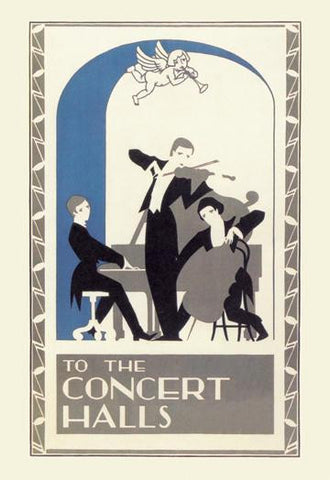 Concert Hall Trio 20x30 poster