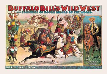 Buffalo Bill: The Real Sons of the Soudan 20x30 poster