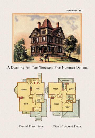 A Dwelling for Two Thousand Five Hundred Dollars 20x30 poster