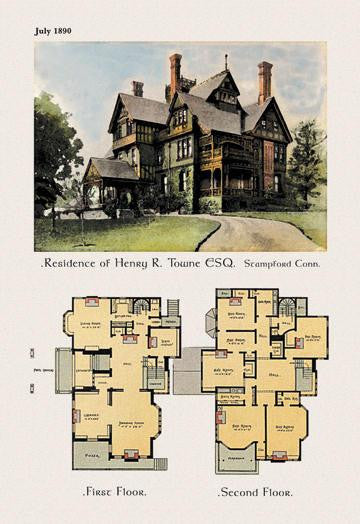 Residence of Henry R. Towne, Esq. 20x30 poster