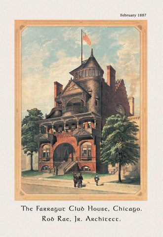 The Farragut Club House, Chicago 20x30 poster