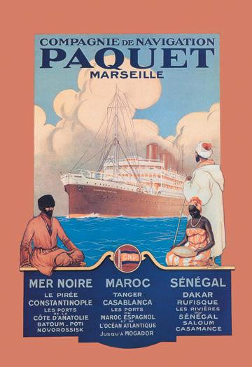 Marseille Cruise Package: Black Sea-Morocco-Senegal 20x30 poster