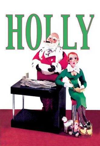 Santa Looks over Letters with Secretary 20x30 poster