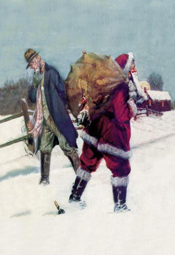 Bootlegging Santa 20x30 poster