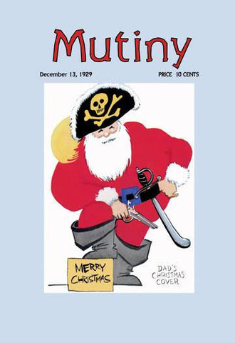 Pirate Santa 20x30 poster