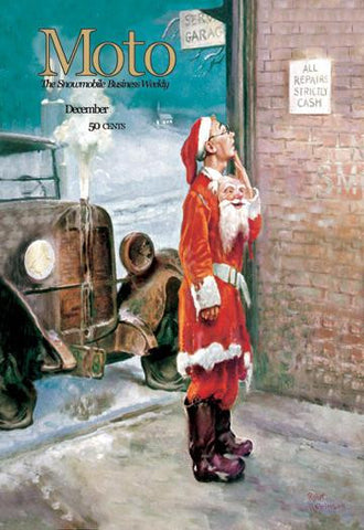 Santa Impersonator&#39;s Car Needs Repairs 20x30 poster