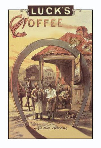 Luck&#39;s French Coffee 20x30 poster