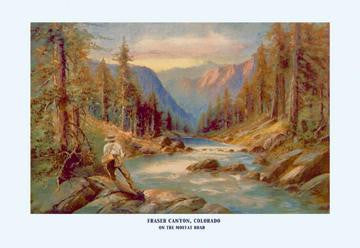 Fishing Fraser Canyon, Colorado 20x30 poster