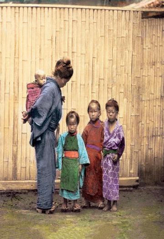 Woman with Children 20x30 poster